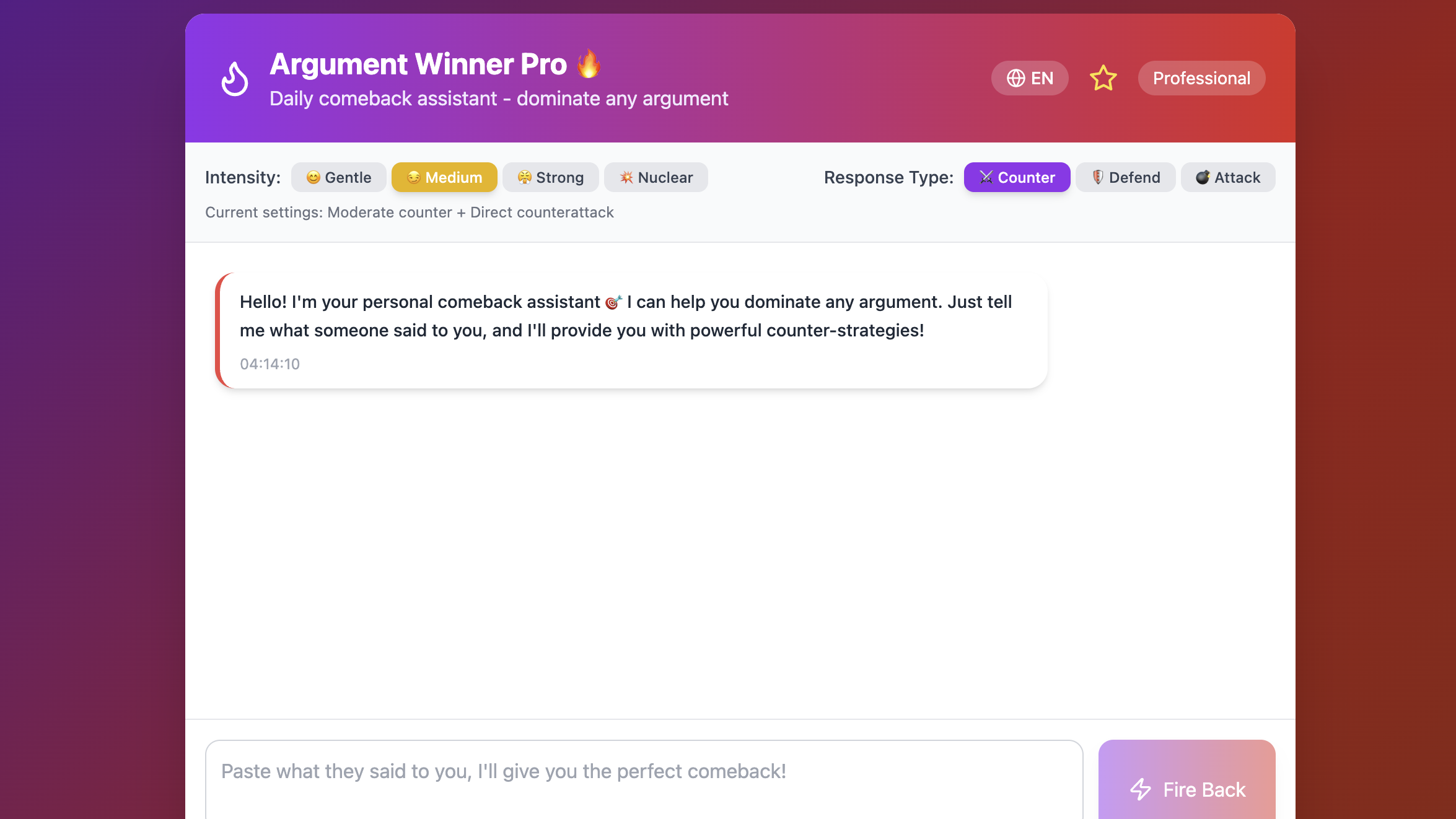 Argument Winner Pro - Claude AI artifact